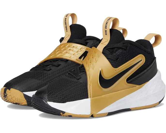 Баскетбольные кроссовки Nike Kids Team Hustle D 12 с эластичными шнурками