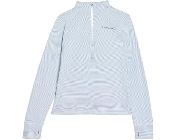 Детский свитшот Vineyard Vines Island Time с четверть-молнией