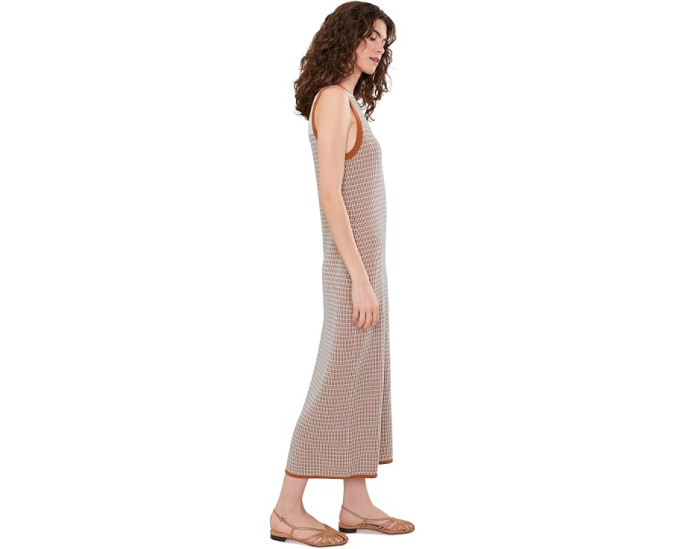 Varley вязаное платье Albane Knit Dress в полоску