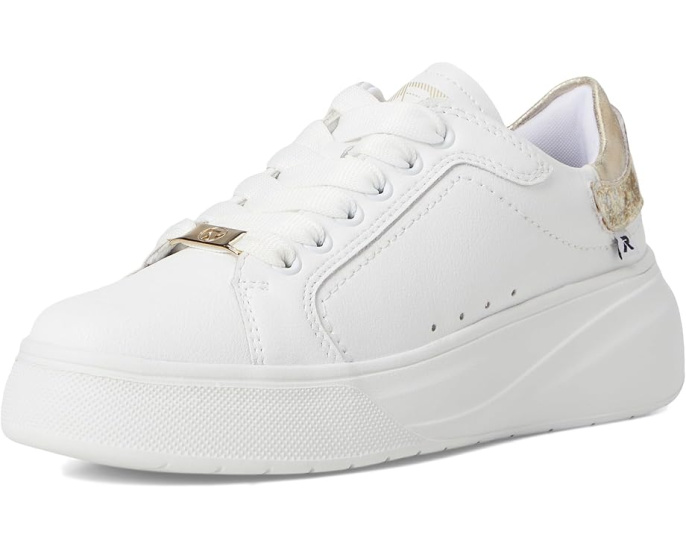 Кроссовки Rieker Carla 03 из гладкой кожи с платформой