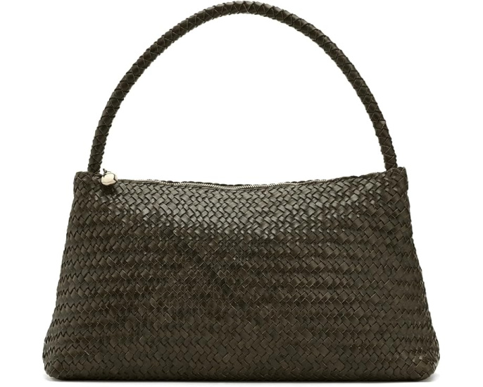 Сумка через плечо Madewell LG Woven Zip Shoulder с ручным плетением