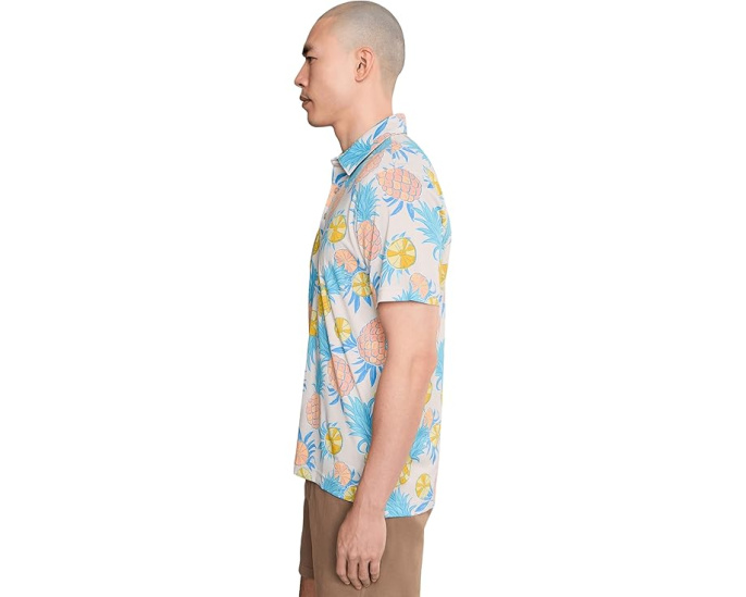 Поло Chubbies The Citrus Punch со вставками из спандекса