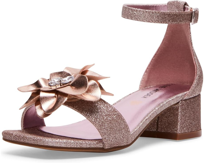 Туфли Steve Madden Lessa для детей с блестками и цветочным декором