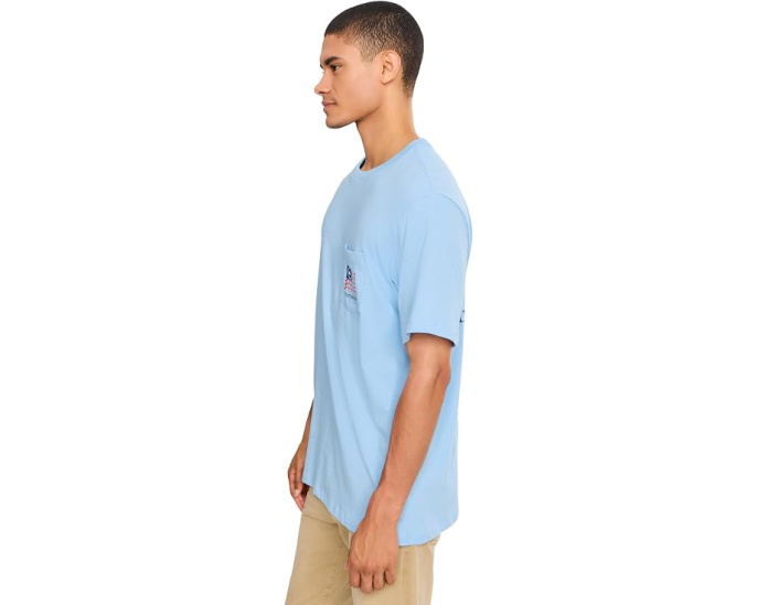Футболка Vineyard Vines с принтом флагов для гольфа