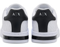 Кроссовки Armani Exchange London кожаные черно-белые