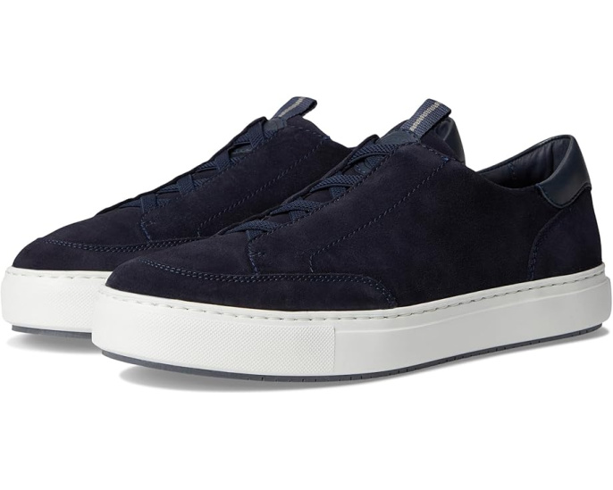 Туфли Johnston & Murphy Anson Stretch Lace-To-Toe с водоотталкивающей замшей