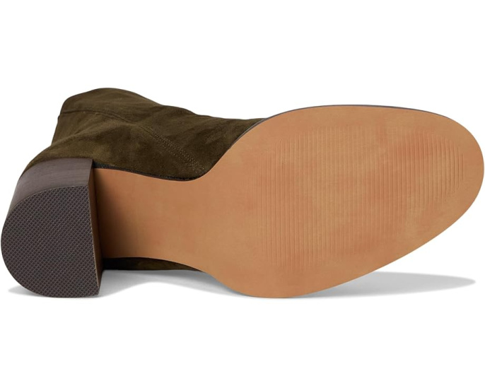 Ботинки Steve Madden Obsession на квадратном каблуке с замком молнией и верхом из замши