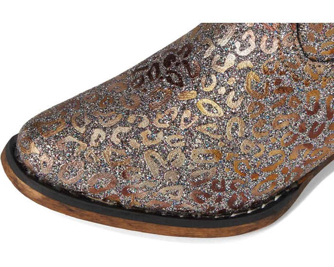 Roper Riley Leopard детские сапоги с леопардовым принтом и квадратным носком