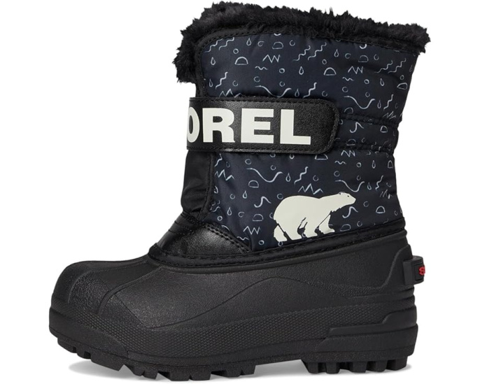 Зимние ботинки SOREL Snow Commander для малышей с подкладкой из флиса