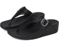Сандалии FitFlop Lulu Adjustable Leather Toe Post с платформой и регулируемой пряжкой