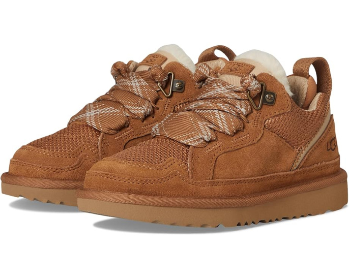 Кроссовки UGG Lowmel для детей с замшевым верхом и сеткой