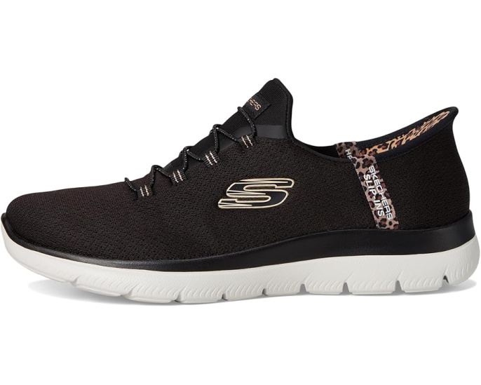 Skechers Summits Leopard Chic Hands Free Slip-INS с леопардовым принтом