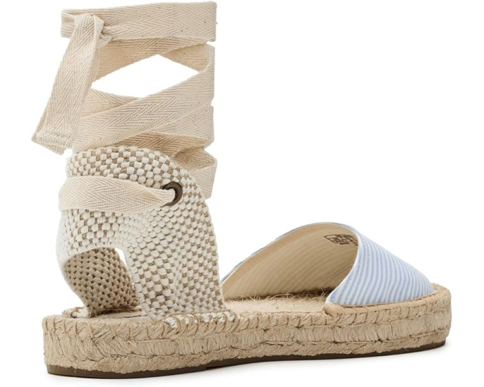 Ботинки Seersucker Lauren Lace-up Espadrille Soludos на шнуровке