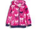 Флисовая куртка Hatley Big Bows с капюшоном на молнии