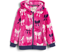 Флисовая куртка Hatley Big Bows с капюшоном на молнии