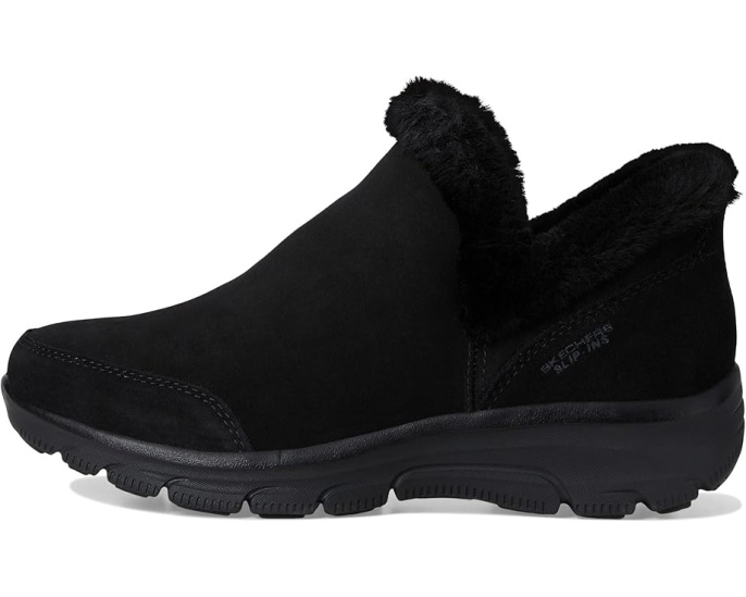 SKECHERS Easy Going ботинки без шнуровки с искусственным мехом и стелькой Air-Cooled Memory Foam