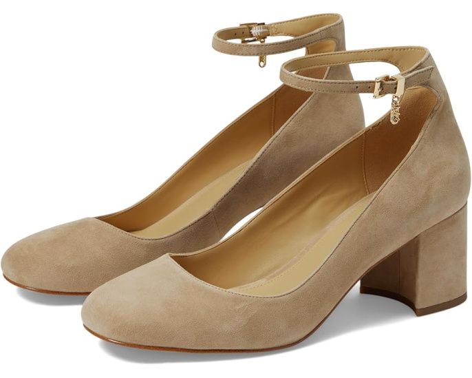 Туфли-лодочки Perla Pump с ремешком на пряжке и устойчивым каблуком MICHAEL Michael Kors