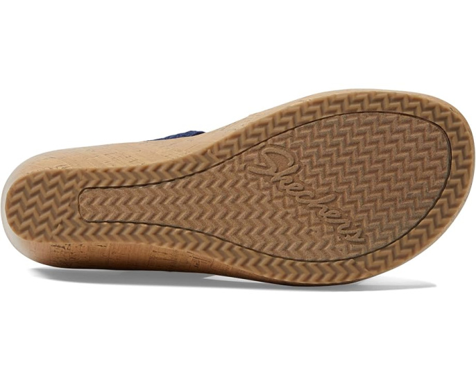 Босоножки Skechers Beverlee Sheer Luck на клине с прозрачным верхом