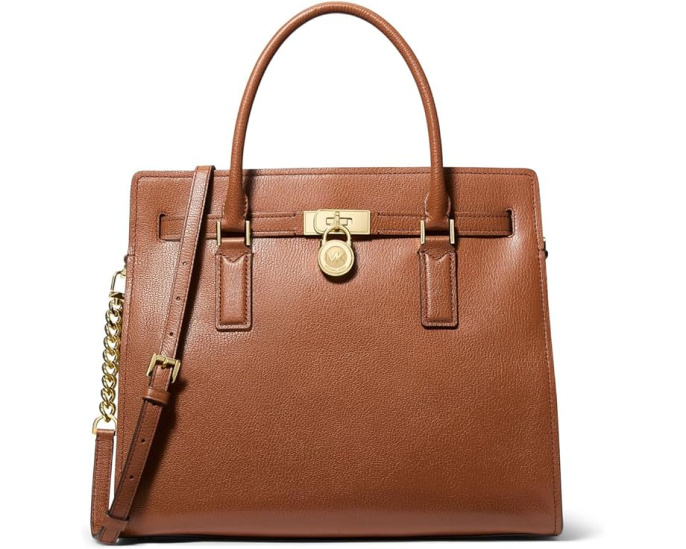 Большая сумка сатчел Hamilton Moderne из зерненой кожи MICHAEL Michael Kors