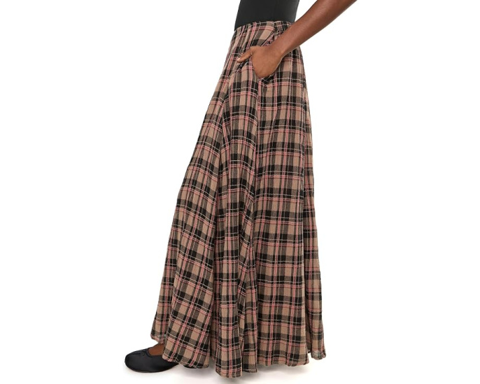 Юбка Free People Ives Maxi в клетку