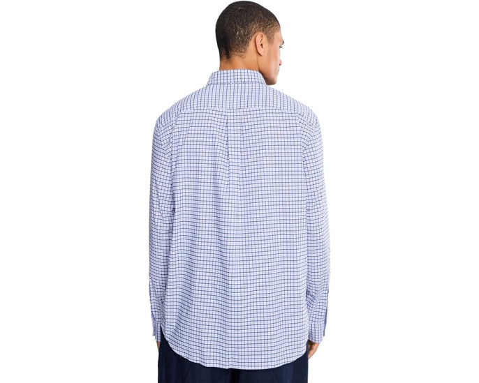 Рубашка Performance Cotton Tattersall от Vineyard Vines с охлаждающим нейлоном