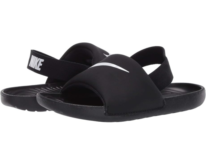 Сланцы Kawa Slide для малышей от Nike розовые с белым и черным