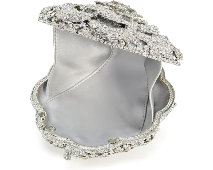 Клатч Dune London Bling с цветочным декором из страз