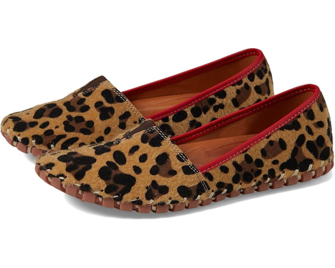 Лоферы Spring Step Kathaleta Hide с леопардовым принтом