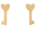 Серьги-гвоздики Kate Spade New York Key Studs с кубическим цирконием и стеклянными цветами