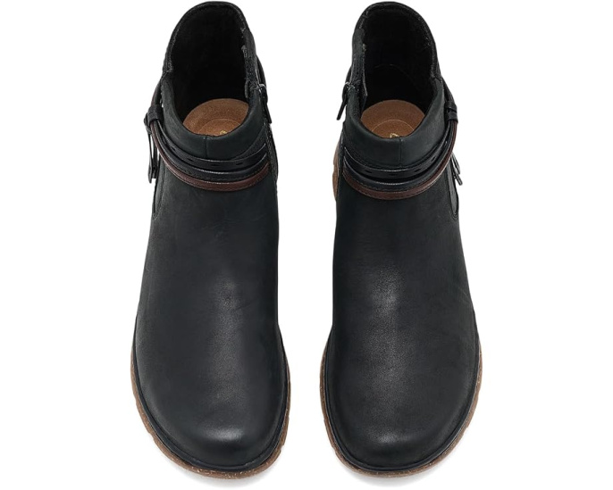 Ботинки Clarks Orlene Roam на каблуке из мягкой кожи
