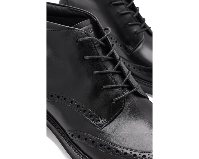 Ботинки ECCO Prague Brogue с крылом на щиколотке