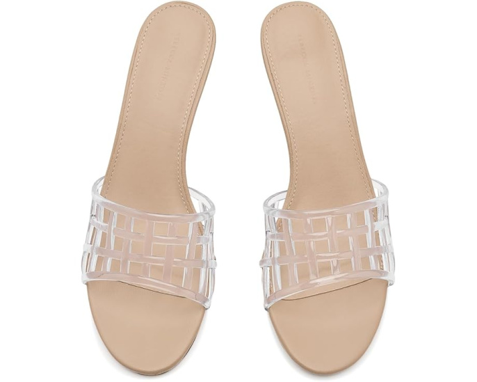 Босоножки July Rebecca Minkoff из прозрачного пластика на каблуке