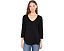Футболка V-Neck с рукавом 3/4 и округлым низом Mod-o-doc
