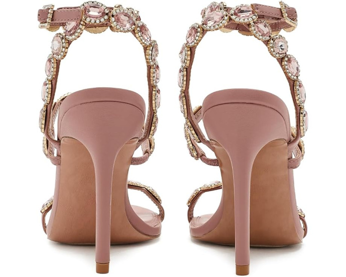 Босоножки Tamala Steve Madden на высоком каблуке с камнями