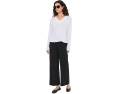 Широкие брюки до щиколотки из стрейч-джерси Eileen Fisher