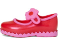Балетки Hip Ballerina с аппликацией цветка и липучкой Mini Melissa