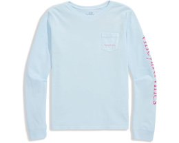 Футболка с длинным рукавом и карманом Vineyard Vines для детей