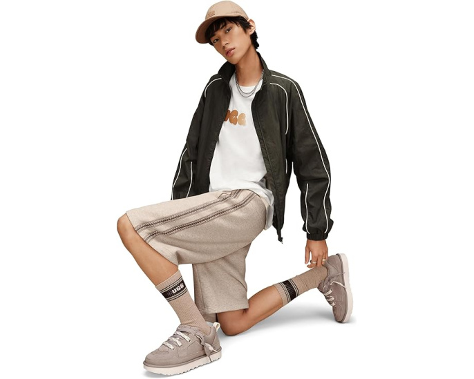 Шорты UGG Tasman из флиса с эластичным поясом и кантом