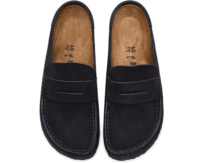 Закрытые сабо Naples из замши Birkenstock