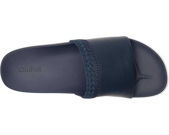 Классические сандалии OluKai Pakea с плетеным узором Lauhala