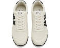 Кроссовки Armani Exchange Drop Sneakers из микрозама и сетки на легкой подошве