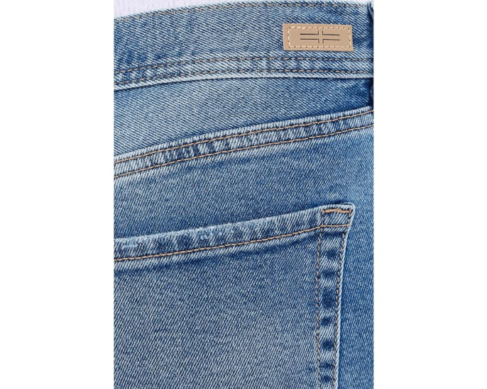 Джинсы Liverpool Los Angeles 27" Sloane Slouchy Mid Rise Girlfriend Cuffed with Removed Patch синие