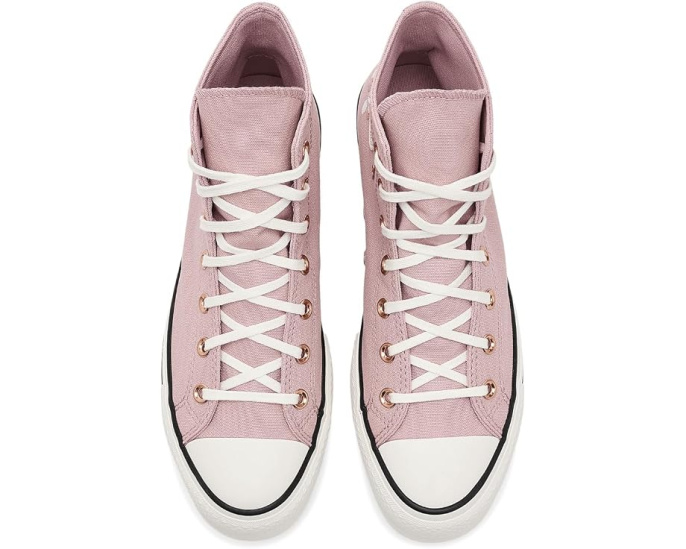 Кеды Converse Chuck Taylor All Star Lift Platform с пайетками и цветами