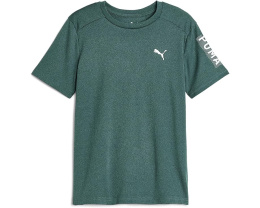 Футболка Puma Performance с коротким рукавом для детей зеленая