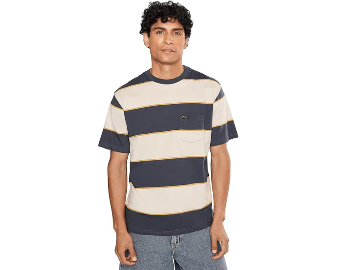 Футболка RVCA Dayshift Stripe Short Sleeve с полосками