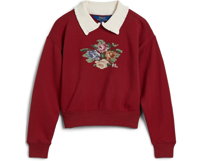 Collared Fleece Sweatshirt (Big Kid)