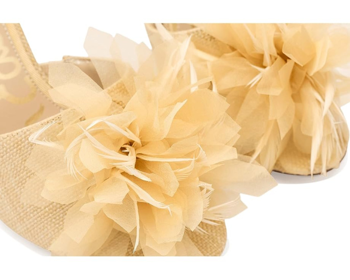 Босоножки Sam Edelman Jace на каблуке spool с цветочным декором