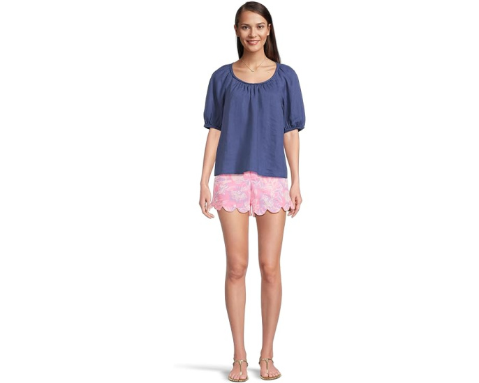 Блуза с коротким рукавом Lilly Pulitzer Calais Short Sleeve Top