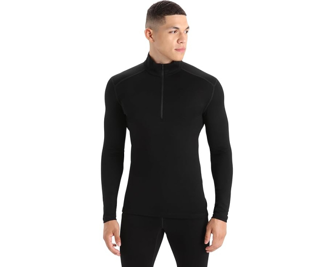 Базовый слой Icebreaker Merino 260 Tech с полузастежкой