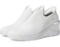 SKECHERS A-Wedge слипоны на танкетке с технологией Memory Foam